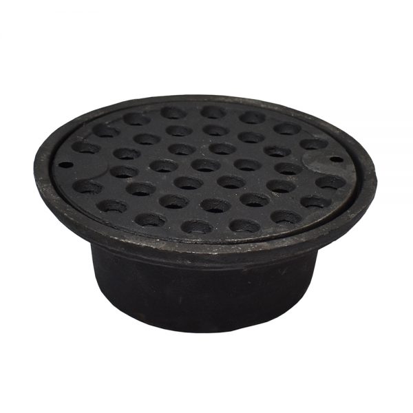 Sewer Pipe Drain Strainer Perforated Cast Iron Legs 10" Replacement Accessory 